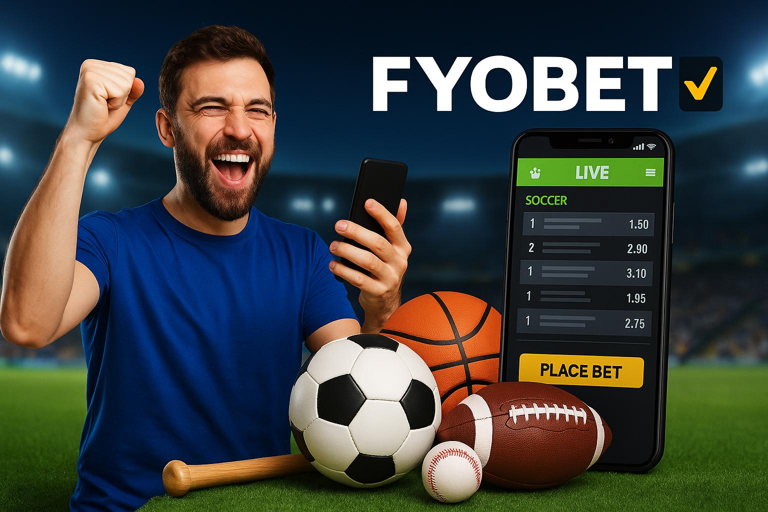 Aposte em apostas esportivas no cassino online FYOBET