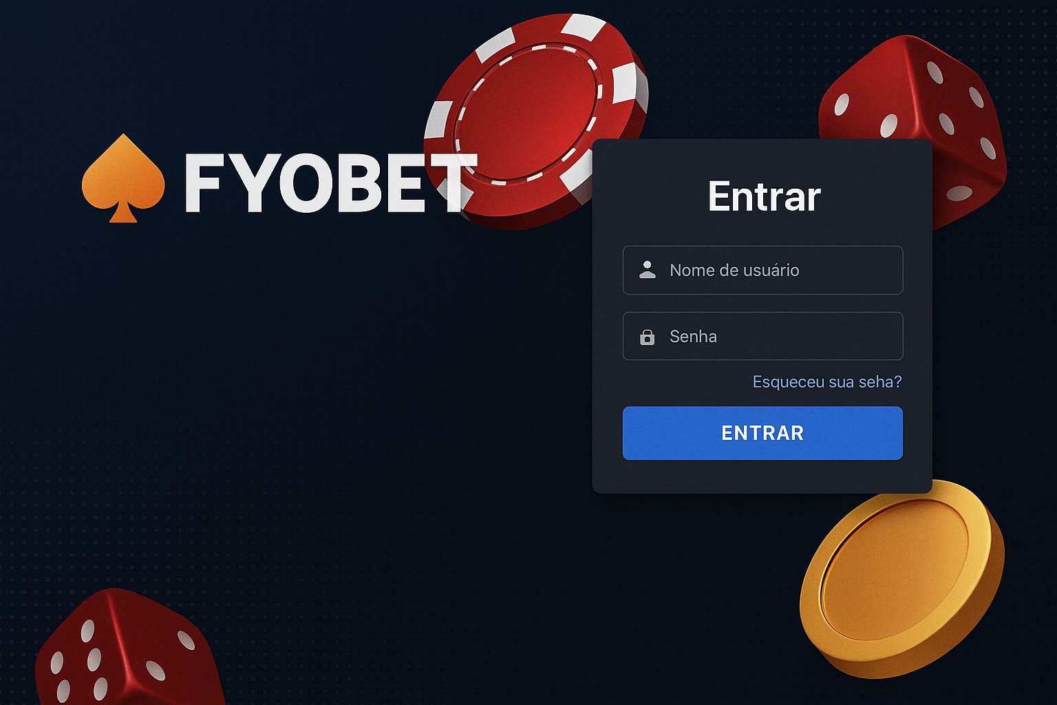 Criar uma nova Conta no plataforma FYOBET  